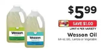ShopRite Wesson Oil offer