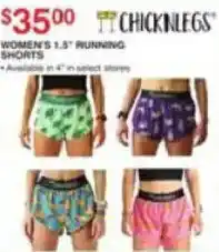 Dunham's Sports Chicknlegs Women's 1.5" Running Shorts offer