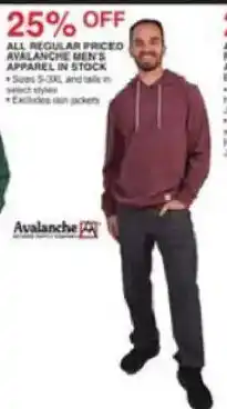 Dunham's Sports Avalanche Men's Apparel offer