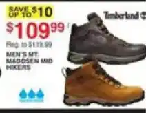Dunham's Sports Timberland Men's Mt. Madden Mid Hikers offer