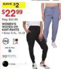 Dunham's Sports Women's woven or knit pants offer