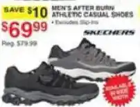 Dunham's Sports Skechers men's after burn athletic casual shoes offer