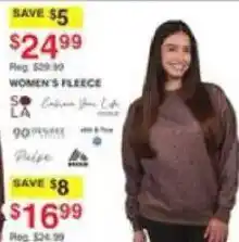 Dunham's Sports S La women's fleece offer