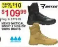 Dunham's Sports Bates men's tactical sport 2 side-zip work boots offer