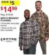 Dunham's Sports Canyon Creek Men's Brawny Flannel offer