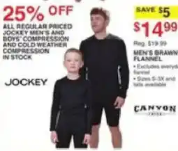 Dunham's Sports Jockey men's and boys' compression and cold weather compression offer