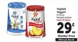 Vons Yoplait Yogurt offer