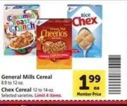 Vons General Mills Cereal offer
