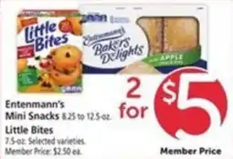 Vons Entenmann's Mini Snacks Little Bites offer