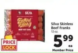 Vons Silva Skinless Beef Franks offer