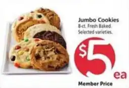 Vons Jumbo Cookies offer