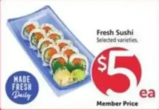Vons Fresh Sushi offer