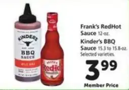 Vons Frank's RedHot Sauce offer