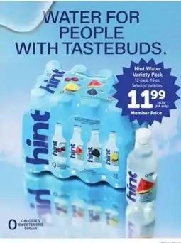Vons Hint Water Variety Pack offer