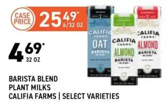 Califia Farms barista blend plant milks