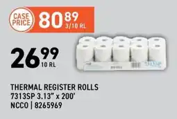 US Foods Chef's Store Thermal Register Rolls offer
