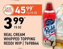 US Foods Chef's Store Reddi Wip Real Cream Whipped Topping offer