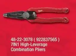 Fastenal 7in1 High-Leverage Combination Pliers offer