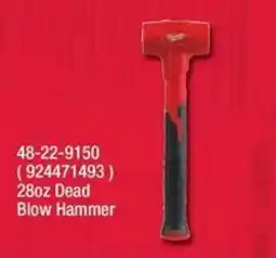 Fastenal Milwaukee 28oz Dead Blow Hammer offer
