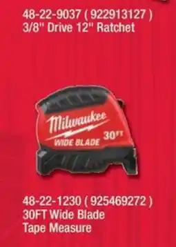 Fastenal Milwaukee 3/8" Drive 12" Ratchet offer