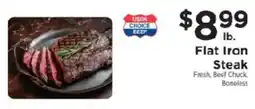 ShopRite Union Choice Beef Flat Iron Steak offer