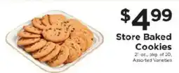 ShopRite Store Baked Cookies offer