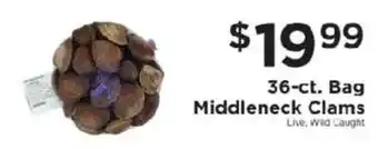 ShopRite Middleneck Clams offer