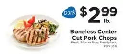 ShopRite Pork Boneless Center Cut Pork Chops offer