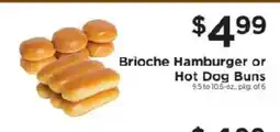 ShopRite Brioche Hamburger or Hot Dog Buns offer