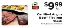 ShopRite Certified Angus Beef® Flat Iron Steak offer