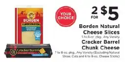ShopRite Borden Natural Cheese Slices offer