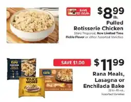 ShopRite Rana Meals, Lasagna or Enchilada Bake offer