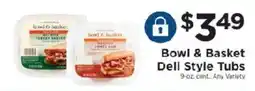ShopRite Bowl & Basket Dell Style Tubs offer