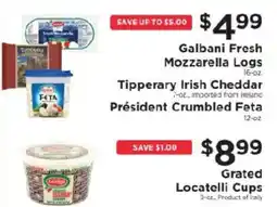 ShopRite Galbani Fresh Mozzarella Logs offer