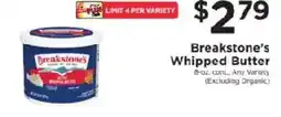 ShopRite Breakstone's Whipped Butter offer