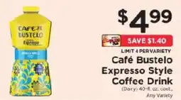 ShopRite Cafe Bustelo Expresso Style Coffee Drink offer