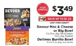 ShopRite Devour Mac & Cheese or Big Bowl offer