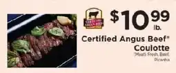 ShopRite Certified Angus Beef Coulotte offer