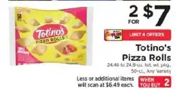 ShopRite Totino's Pizza Rolls offer