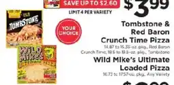 ShopRite Tombstone & Red Baron Crunch Time Pizza offer