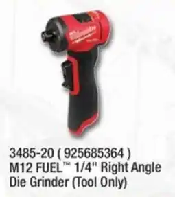 Fastenal M12 FUEL 1/4" Right Angle Die Grinder offer