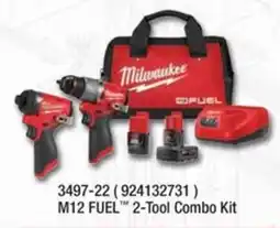Fastenal Milwaukee M12 FUEL 2-Tool Combo Kit offer