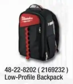 Fastenal Milwaukee low-profile backpack offer