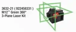 Fastenal M12 Green 360° 3-Plane Laser Kit offer