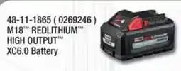 Fastenal M18 Redlithium High Output Xc6.0 Battery offer