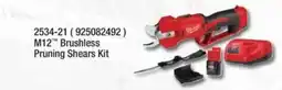 Fastenal M12 Brushless Pruning Shears Kit offer