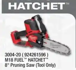 Fastenal M18 Fuel Hatchet 8" Pruning Saw offer
