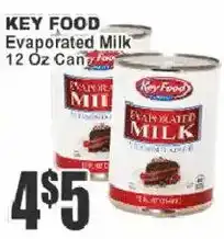 Key Food Key Food evaporated milk offer