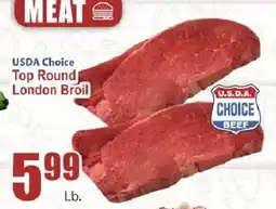Key Food Usda choice top round london broil offer