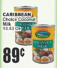 Key Food Caribbean choice coconut milk offer